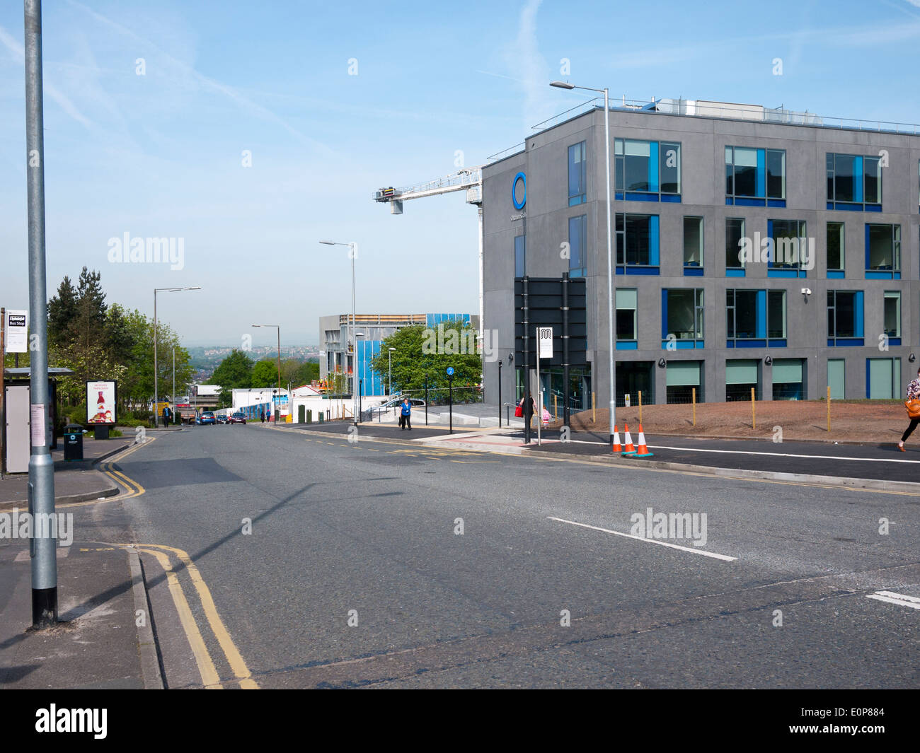 Part of the Oldham College Campus new build, Oldham, Greater Manchester, UK Stock Photo Alamy