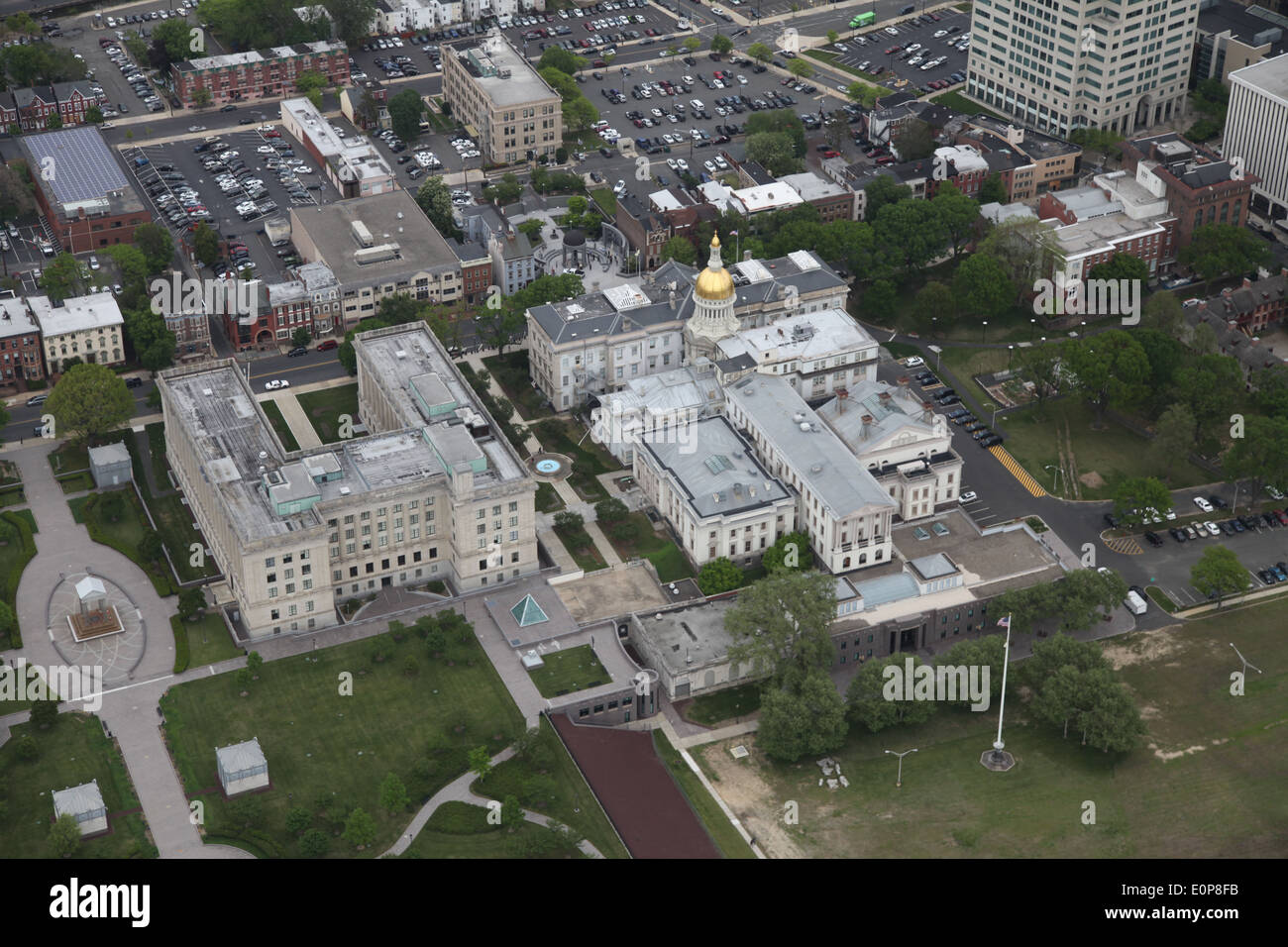 Aerial view of Trenton, Capital of New Jersey Stock Photo - Alamy