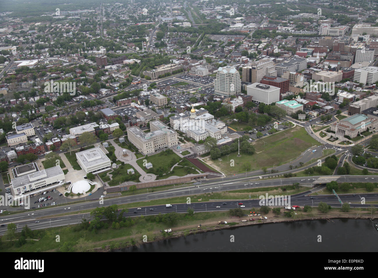 Aerial view of Trenton, New Jersey Stock Photo Alamy