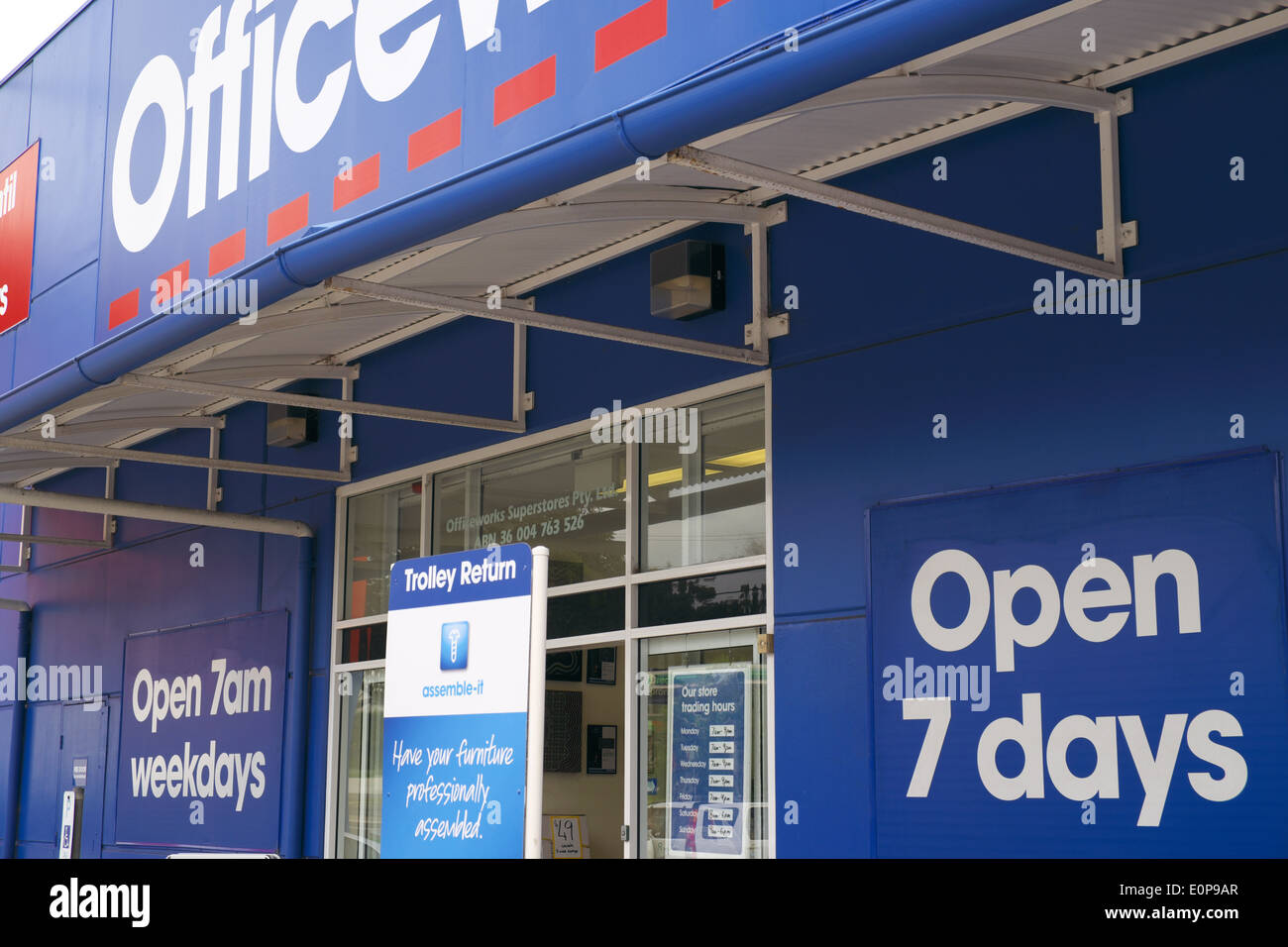 Officeworks, an australian national chain of office supplies stores is