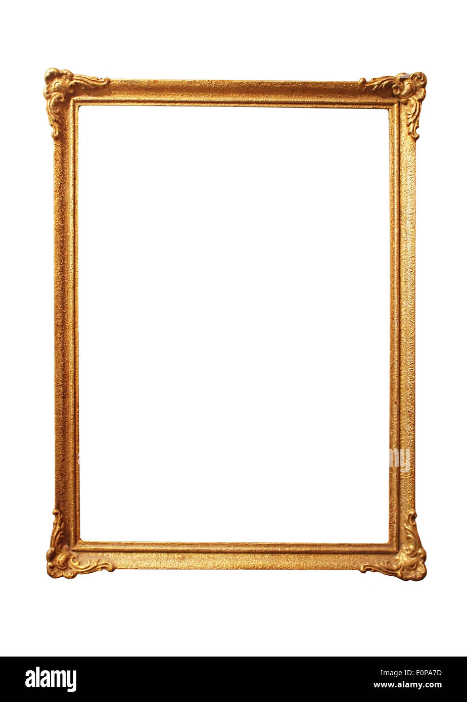 old antique gold frame Stock Photo Alamy