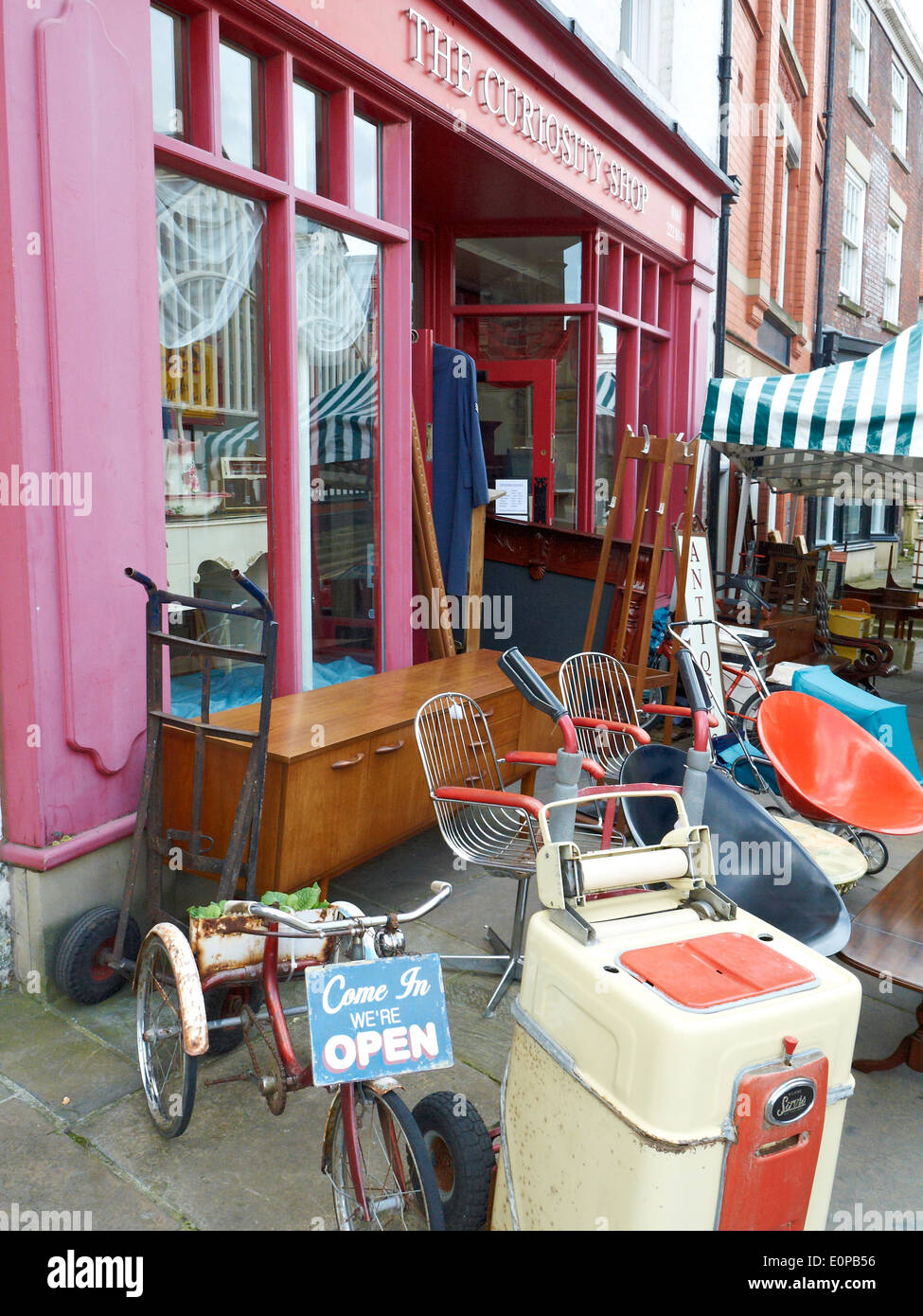 The curiosity shop in Stockport Cheshire UK Stock Photo