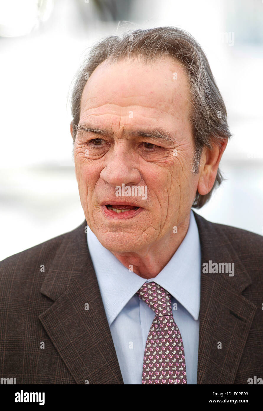 TOMMY LEE JONES THE HOMESMAN. PHOTOCALL. 67TH CANNES FILM FESTIVAL CANNES  FRANCE 18 May 2014 Stock Photo