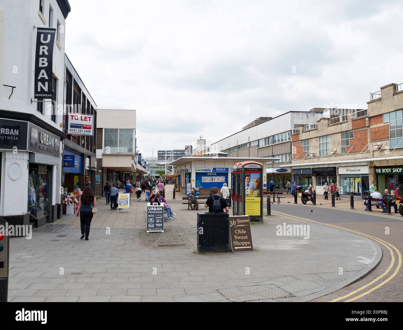 Mersey Square, main shopping area in the town centre of Stockport