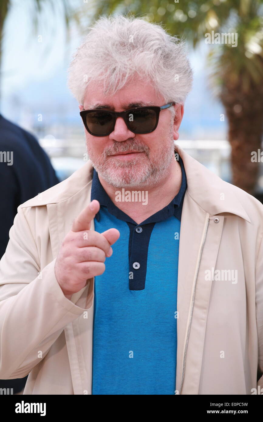 Cannes, France. 17th May, 2014. Pedro Almodovar at the photo call for the film Wild Tales (Relatos Salvajes) at the 67th Cannes Film Festival, Saturday 17th May 2014, Cannes, France. Credit:  Doreen Kennedy/Alamy Live News Stock Photo