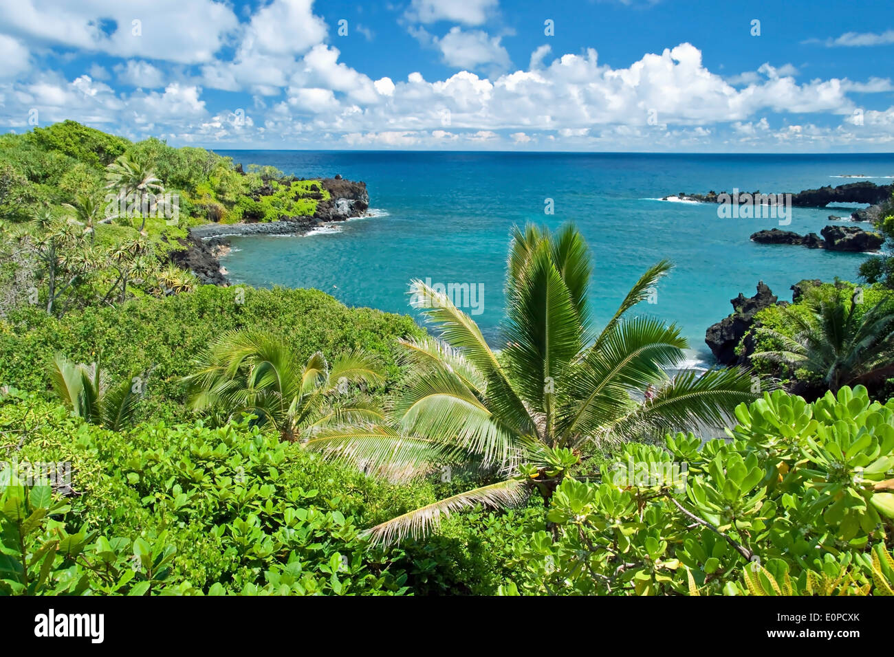 Hawaii paradise on Maui island Stock Photo