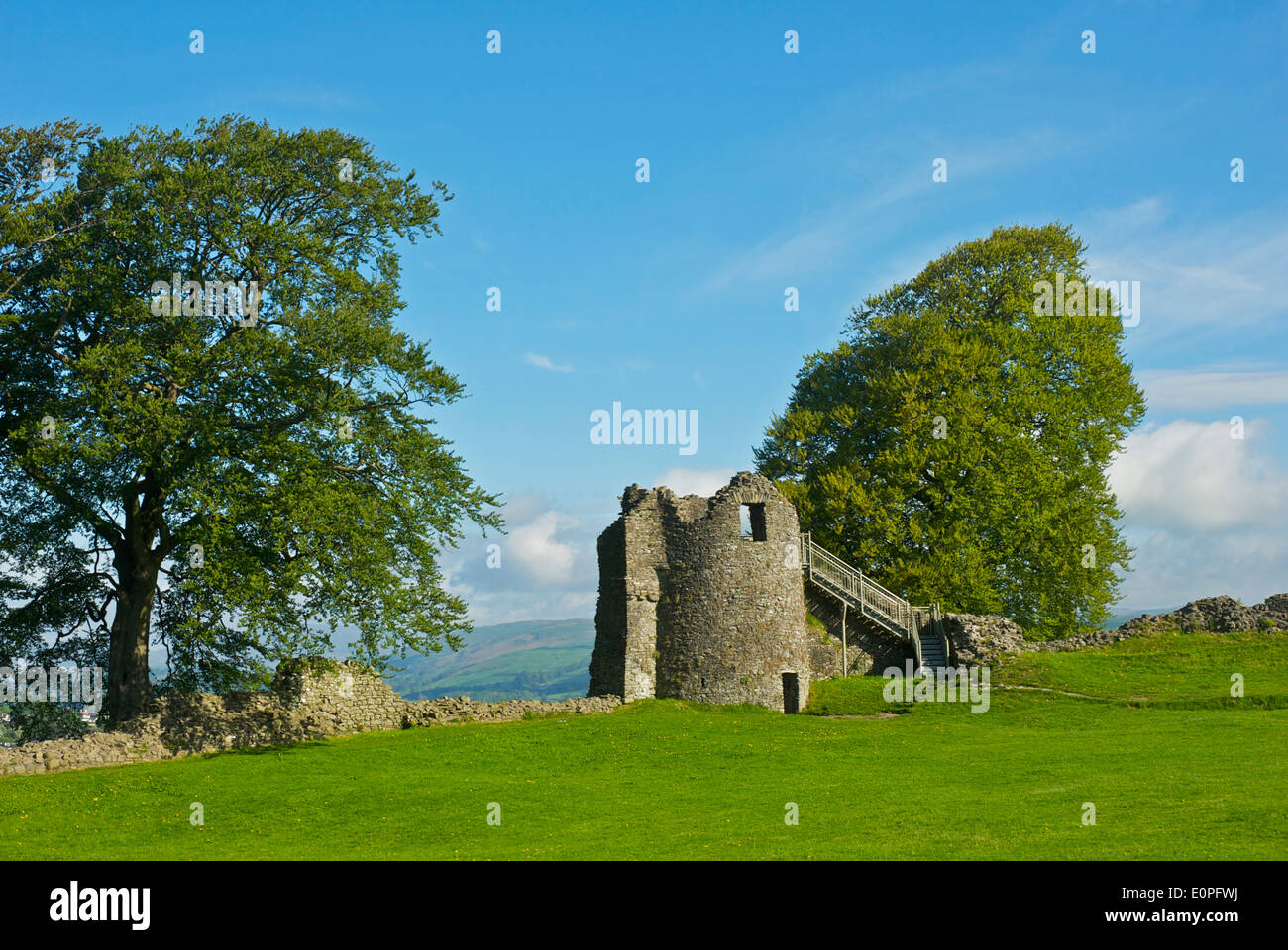 Kendal Castle, Cumbria, England UK Stock Photo Alamy