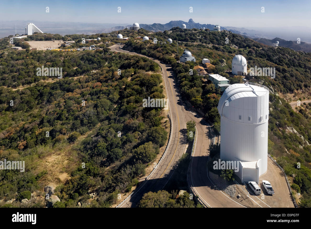 Telescopes on Kitt Peak National Observatory, Arizona Stock Photo Alamy