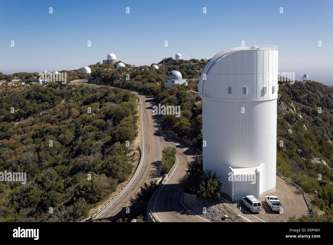 Telescopes on Kitt Peak National Observatory, Arizona Stock Photo Alamy