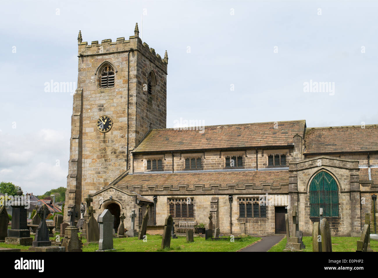 St Helen's Anglican church Waddington Lancashire England UK Stock Photo
