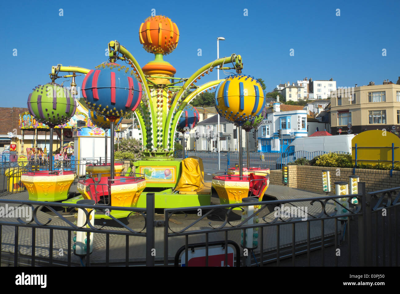 Carousel on Hastings Seafront East Sussex England UK Stock Photo
