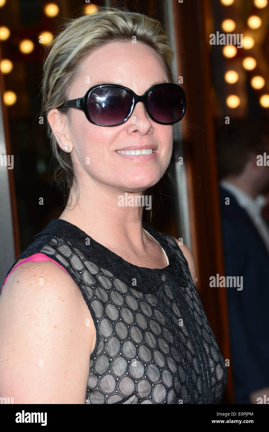 London, UK. 18th May 2014. Tamzin Outhwaite attends the Park Theatre first birthday gala in Finsbury park in London. Photo by See Li/Alamy Live News Stock Photo