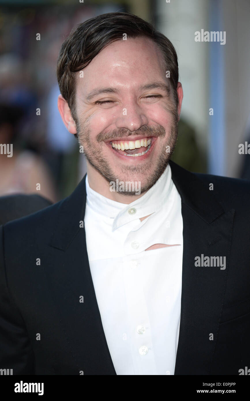 London, UK. 18th May 2014. Will Young attends the Park Theatre first birthday gala in Finsbury park in London. Photo by See Li/Alamy Live News Stock Photo