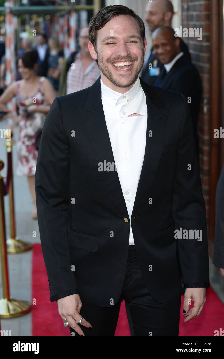 London, UK. 18th May 2014. Will Young attends the Park Theatre first birthday gala in Finsbury park in London. Photo by See Li/Alamy Live News Stock Photo