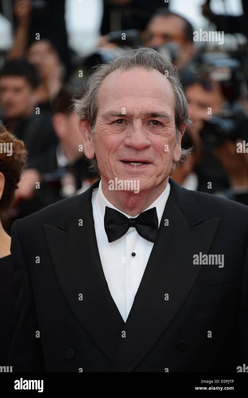 Cannes, France. 18th May, 2014. CANNES, FRANCE - MAY 18: Tommy Lee Jones attends 'The Homesman' Premiere at the 67th Annual Cannes Film Festival on May 18, 2014 in Cannes, France. Credit:  Frederick Injimbert/ZUMAPRESS.com/Alamy Live News Stock Photo