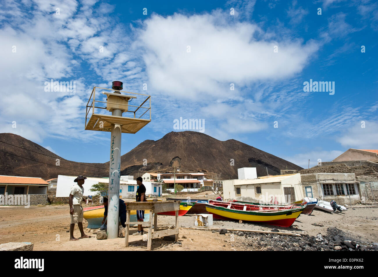 Calhau a community on the eastern side of São Vicente Island, Cabo
