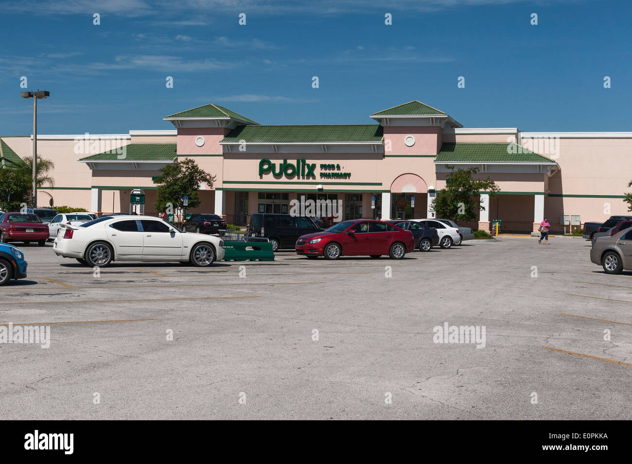 Publix Food Super Market Grocery Chain located in Leesburg, Florida USA Stock Photo