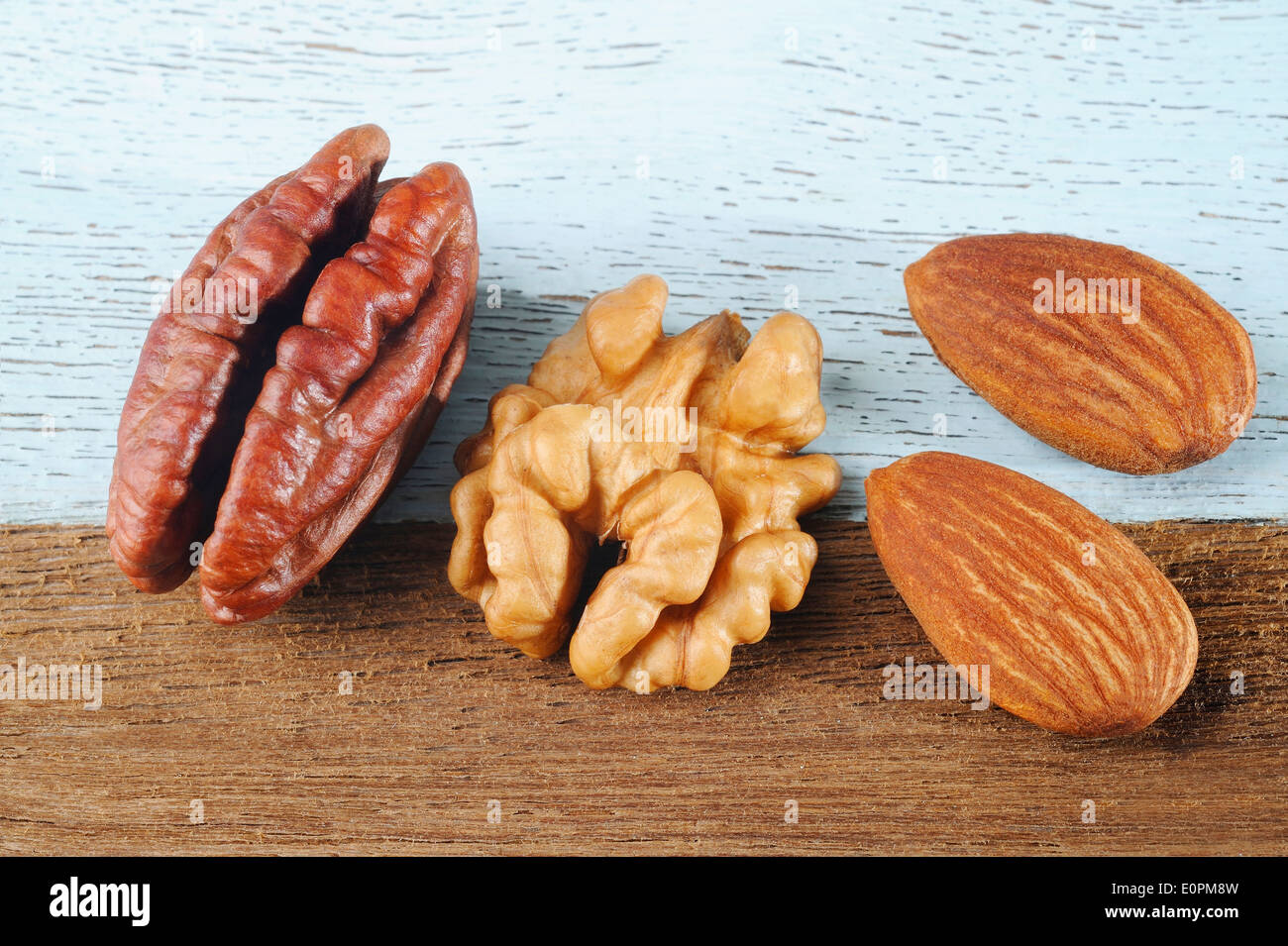 assorted nuts Stock Photo