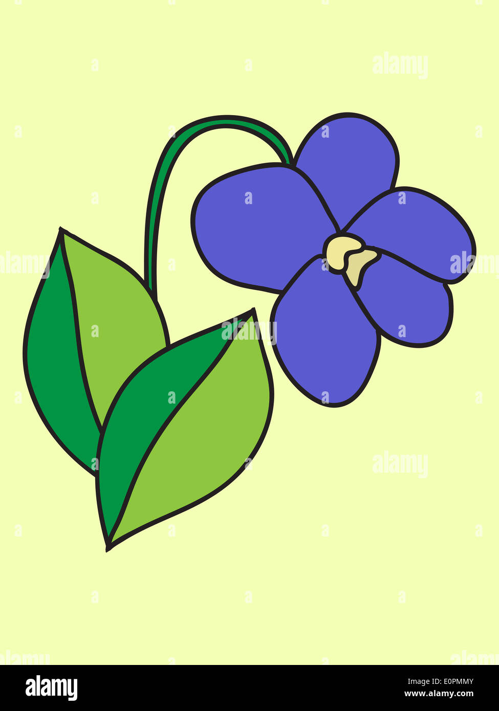 Violet illustration Stock Photo