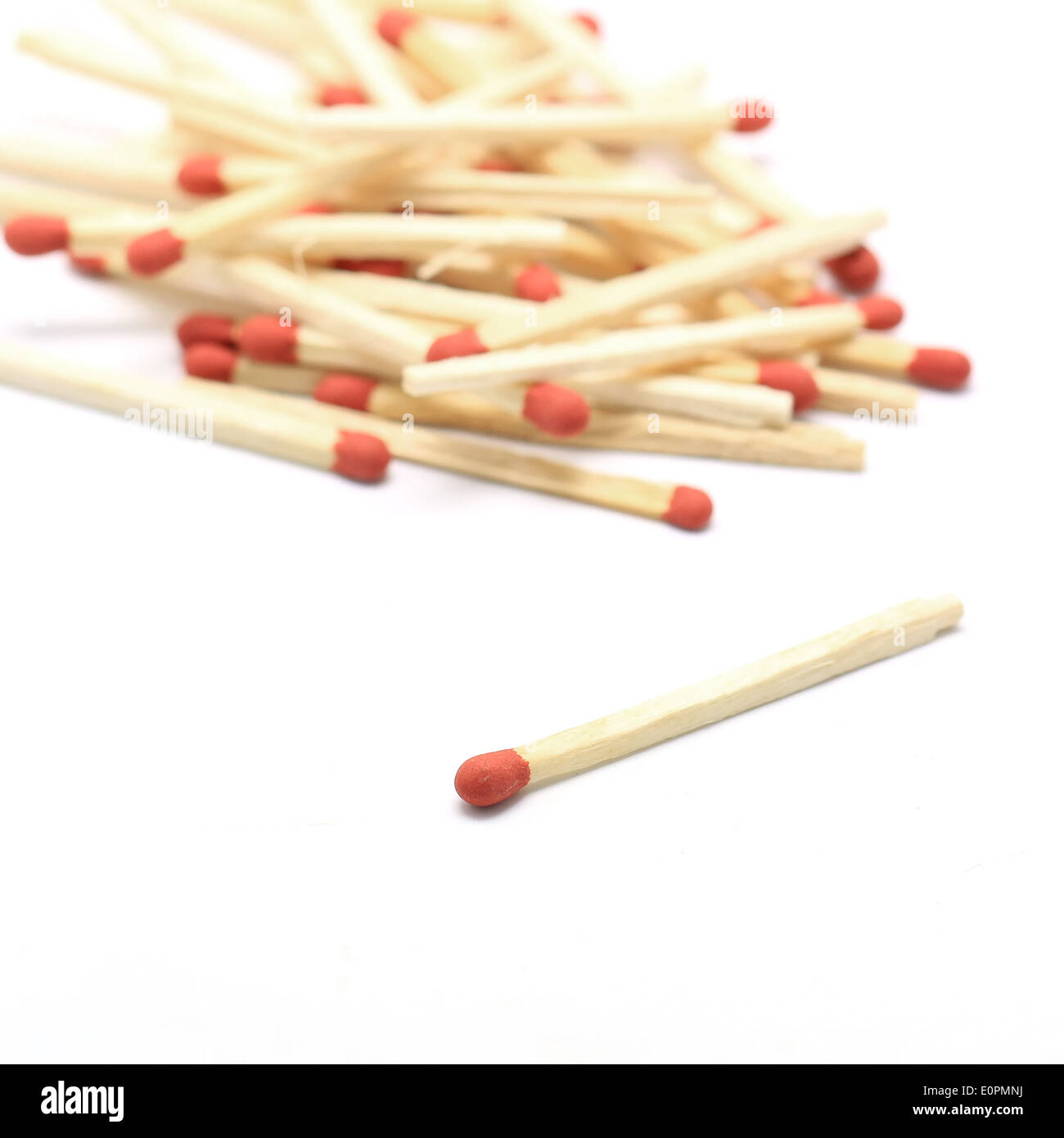 red match isolated on white background Stock Photo Alamy