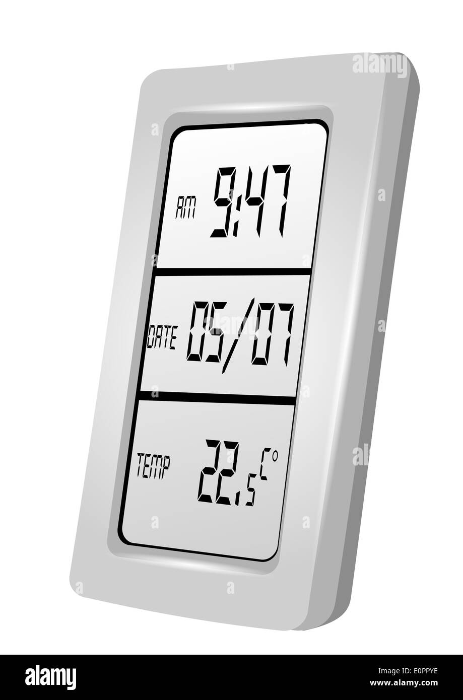 date time clock Stock Photo Alamy