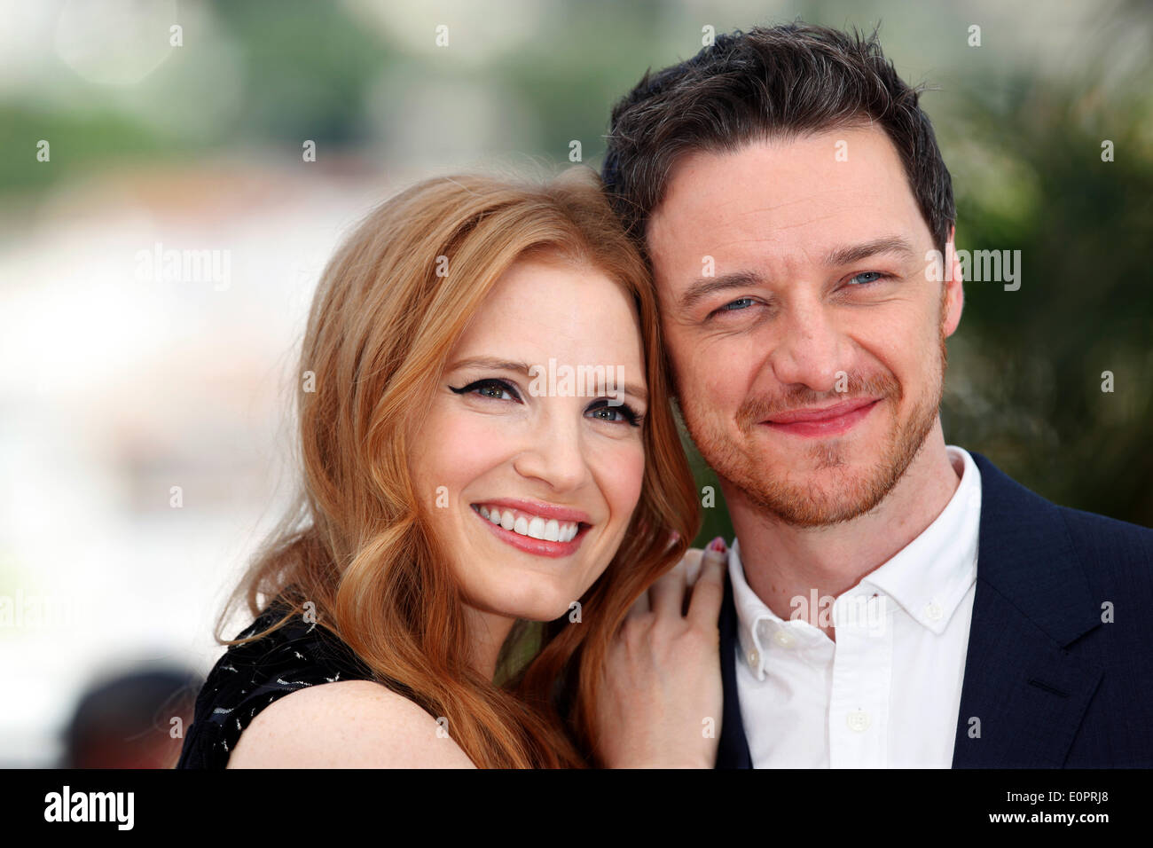 Actors Jessica Chastain And James Mcavoy Attend The Photocall Of