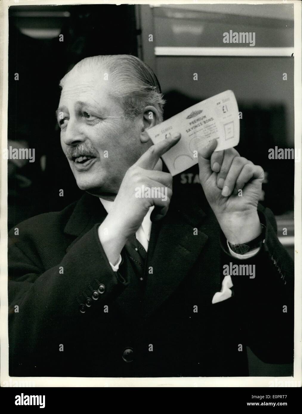 Nov. 11, 1956 The Chancellor launches the premium savings bond