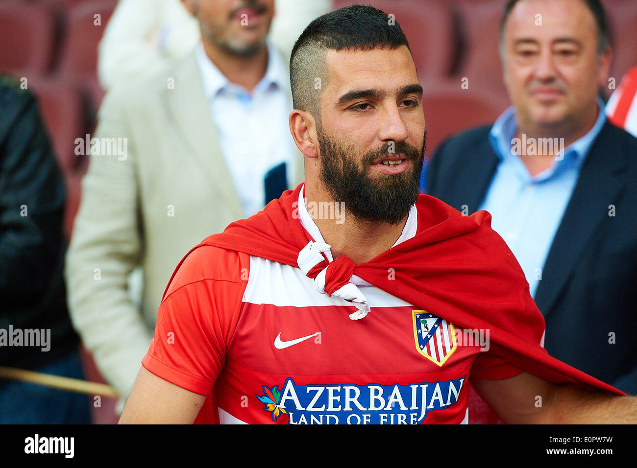 Arda (Atletico de Madrid) celebrates after winning La Liga Trophy ...