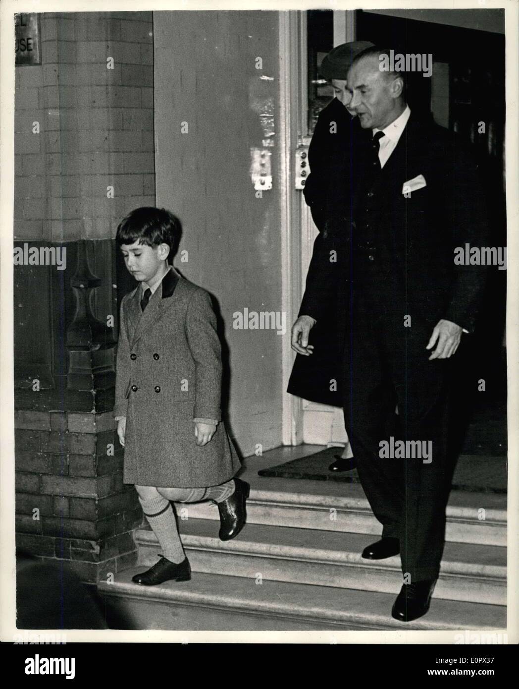 Jan. 29, 1957 - Prince Charles Goes to School: Prince Charles yesterday ...