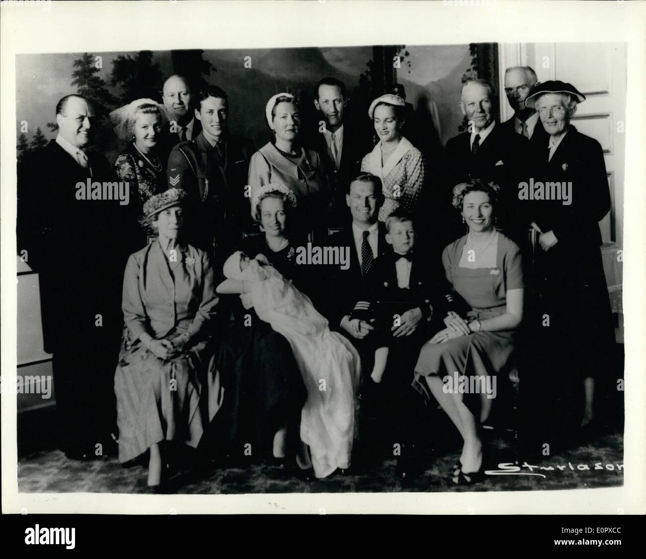 Princrss Ragnhild Apr. 04, 1957 - Newest member of Norwegian Royal Family christened: The ...