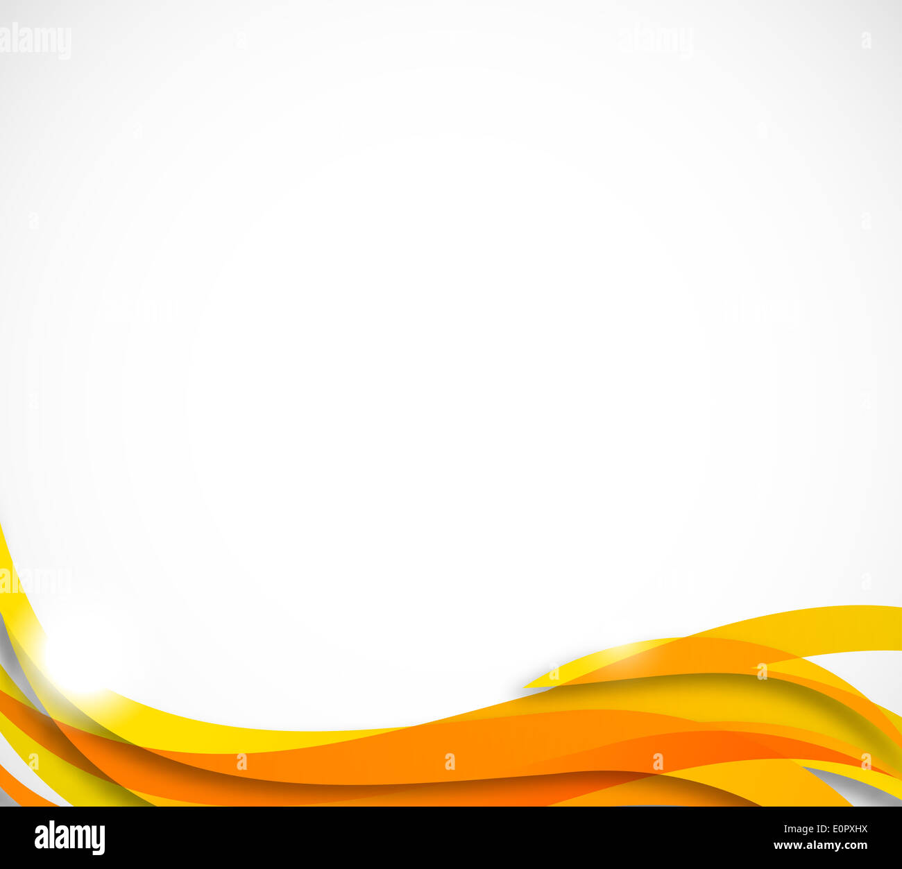 Abstract wavy background in orange color Stock Photo - Alamy