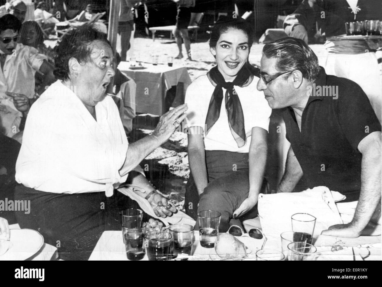 Maria callas onassis hi-res stock photography and images - Alamy