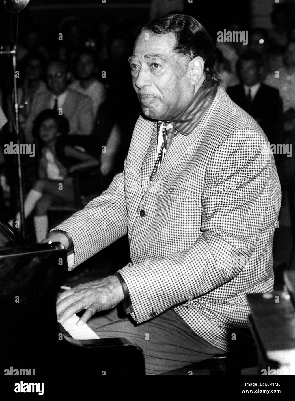 Jazz great Duke Ellington performing live at the Piper Club Stock Photo