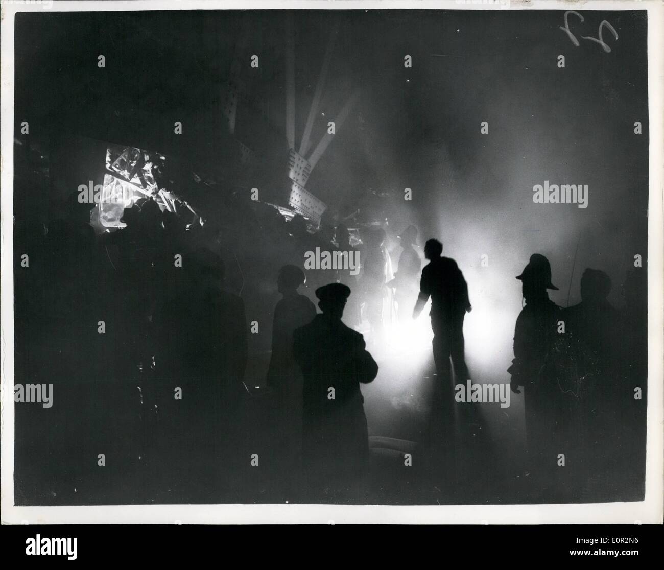 Dec. 12, 1957 Tragic Rush hour train Crash in Lewisham London. More