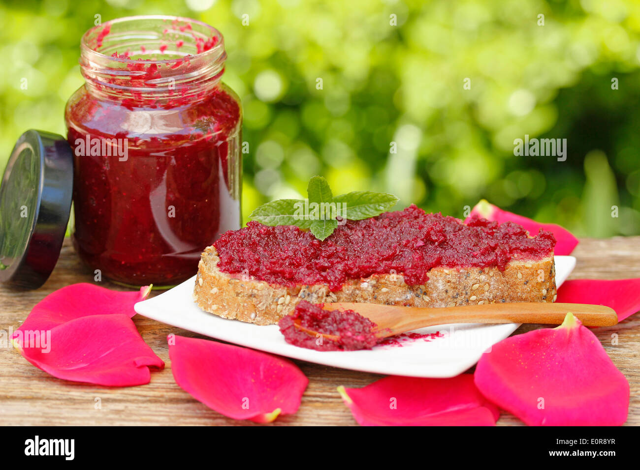 Roses jam recipe available hires stock photography and images Alamy