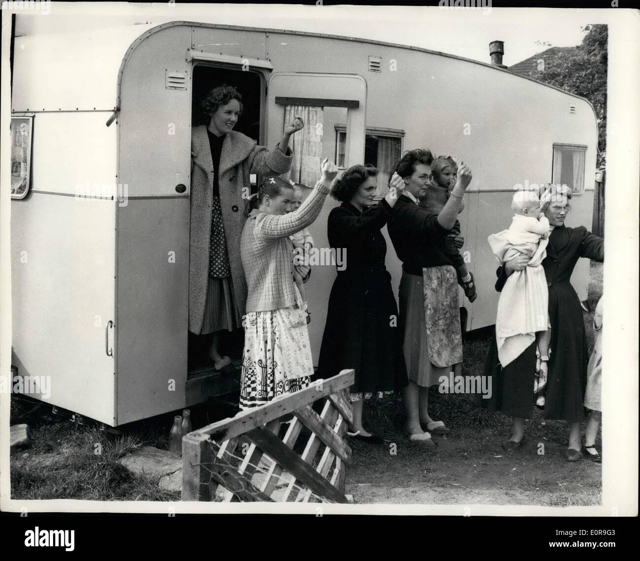 Who Went To Caravan Site Chertsey Lane Hi res Stock Photography And
