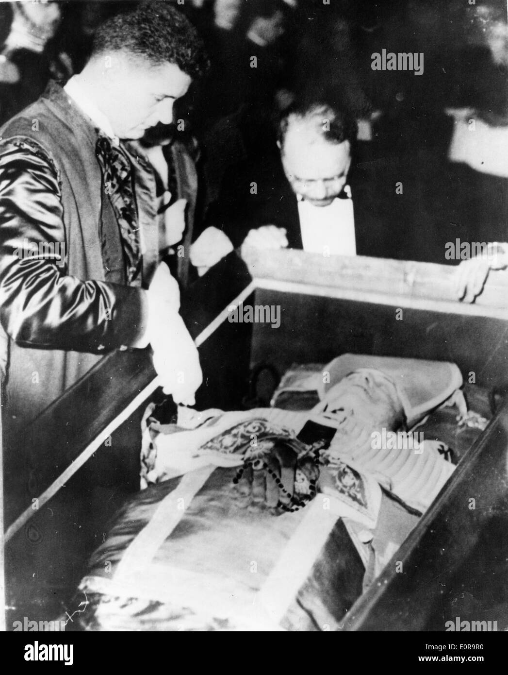 Burial Ceremony of Pope Pius XII Stock Photo