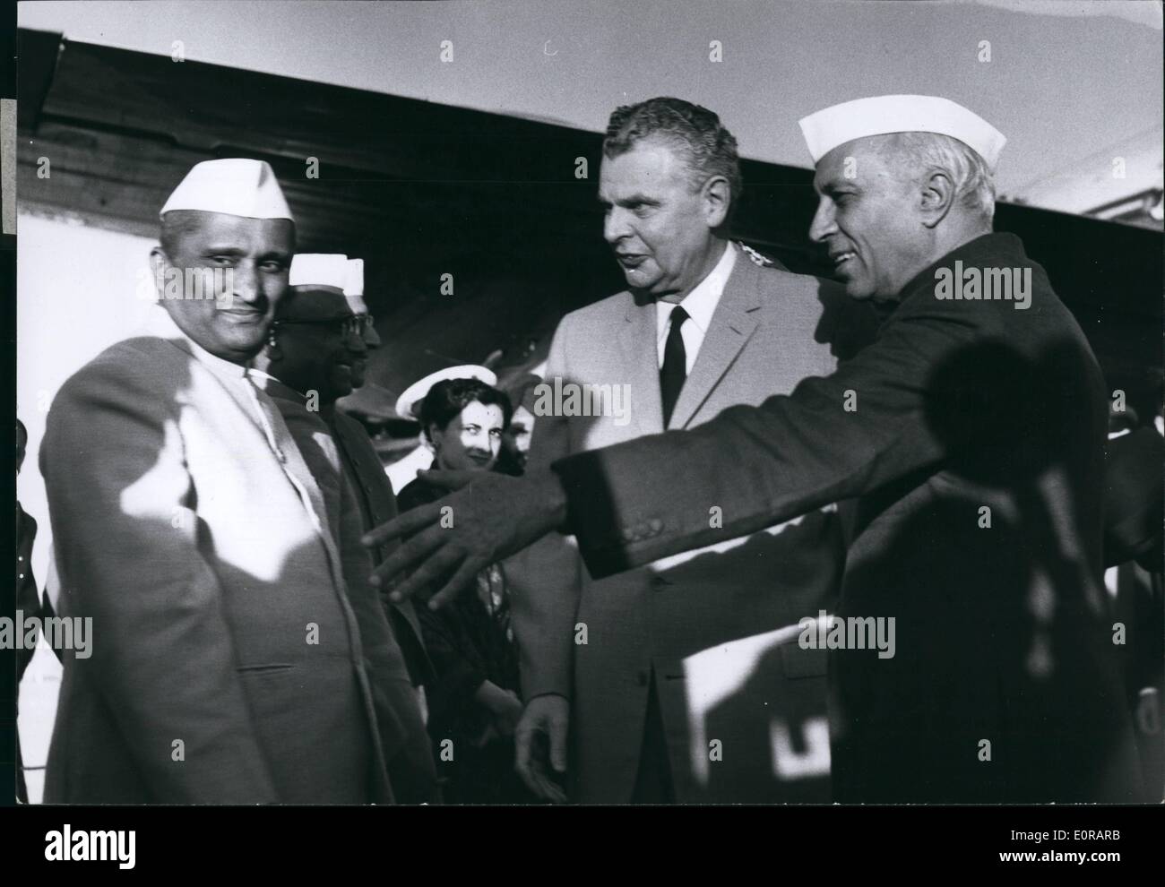 Nov 11 1958 Mr Nehru Introducing Cabinet Ministers To Mr