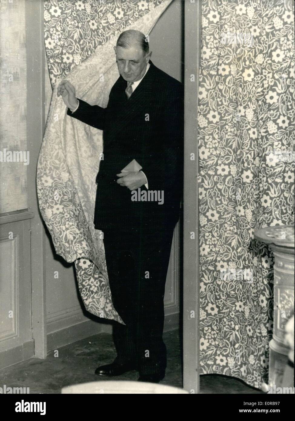 Nov. 11, 1958 French Election General Elections for the Assembly