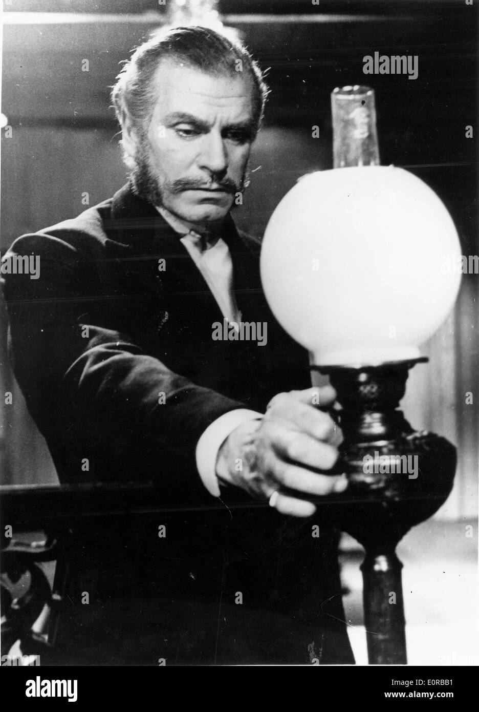 Actor Laurence Olivier in his TV debut 'John Gabriel Borman' Stock Photo