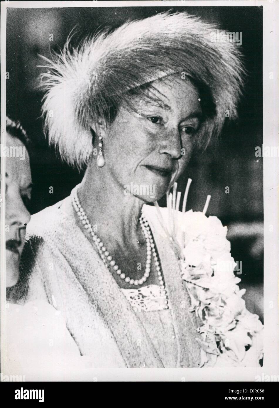 Jan. 01, 1959 Grand Duchess Charlotte of Luxembourg Celebtrates 63rd