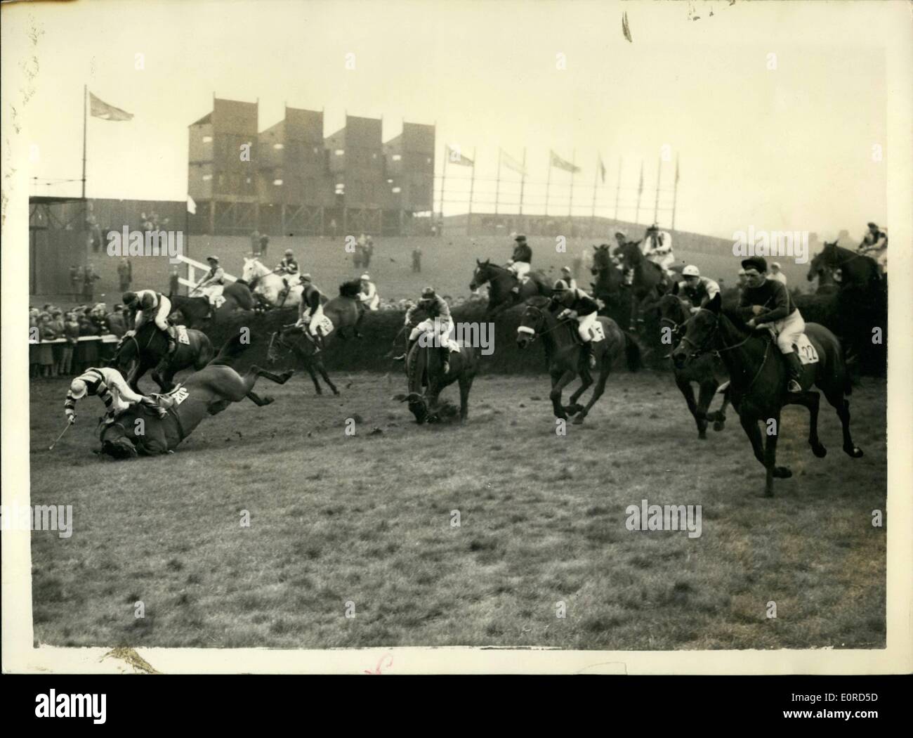 Mar. 03, 1959 Oxo Wins The Grand National. Only Four Finish The