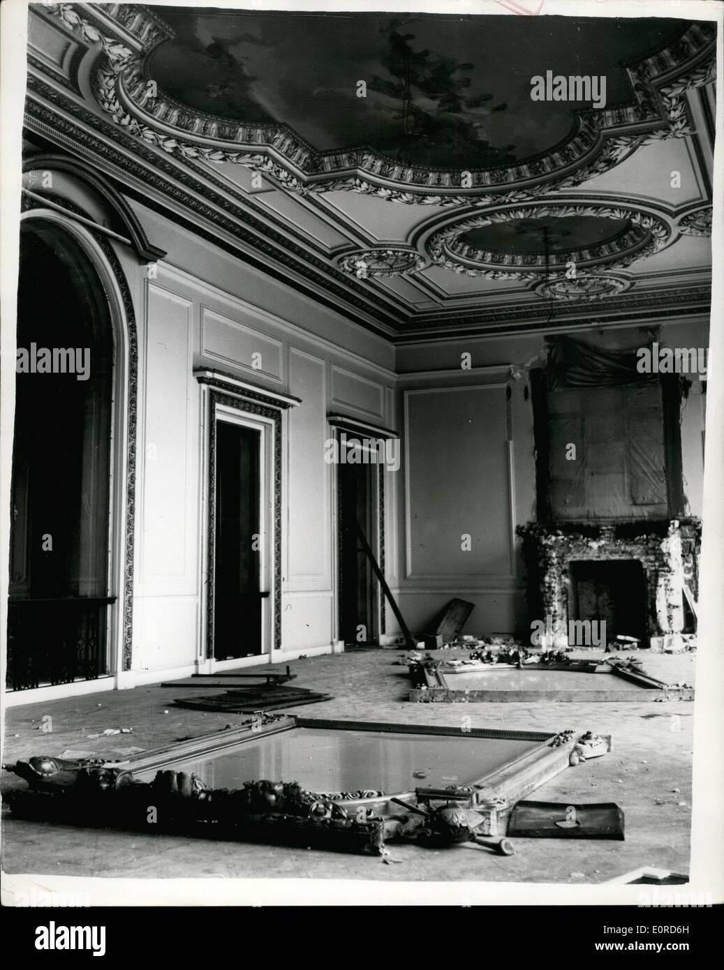 Mar. 03, 1959 Home Of Baron De Rothschild Being Demolished.Photo
