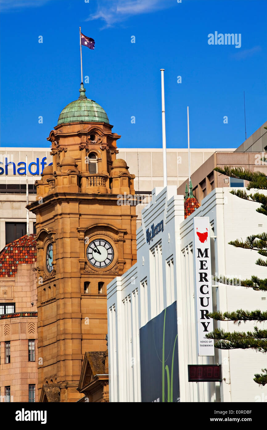Hobart Australia / The Hobart Mercury Newspaper building and Hobart