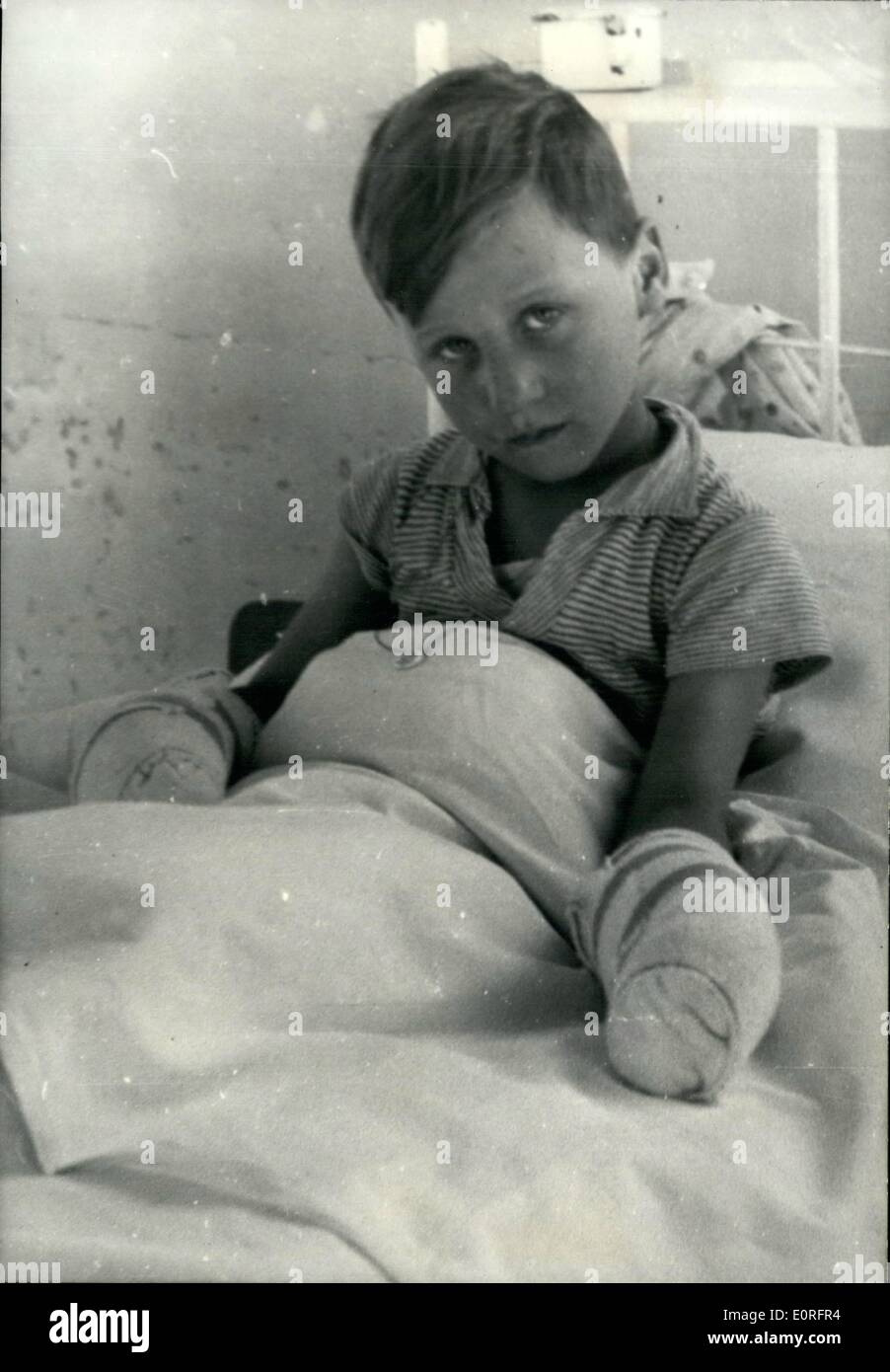 May 05 1959 6 Year Old Bernard Delhaye Gets Burnt In Trying To Save His Sister 6 Year Old Bernard Delhaye Get Seriously Burnt As He Was Trying To Save His