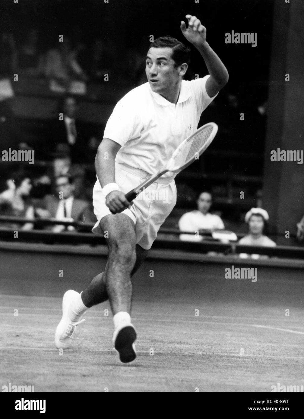 Tennis player Luis Ayala at Wimbledon Stock Photo