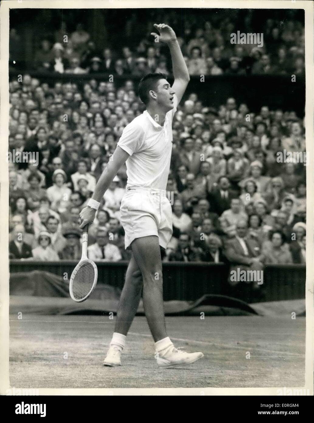 Jul. 07, 1959 Men's Singles SemiFinal At Wimbledon, Expression of