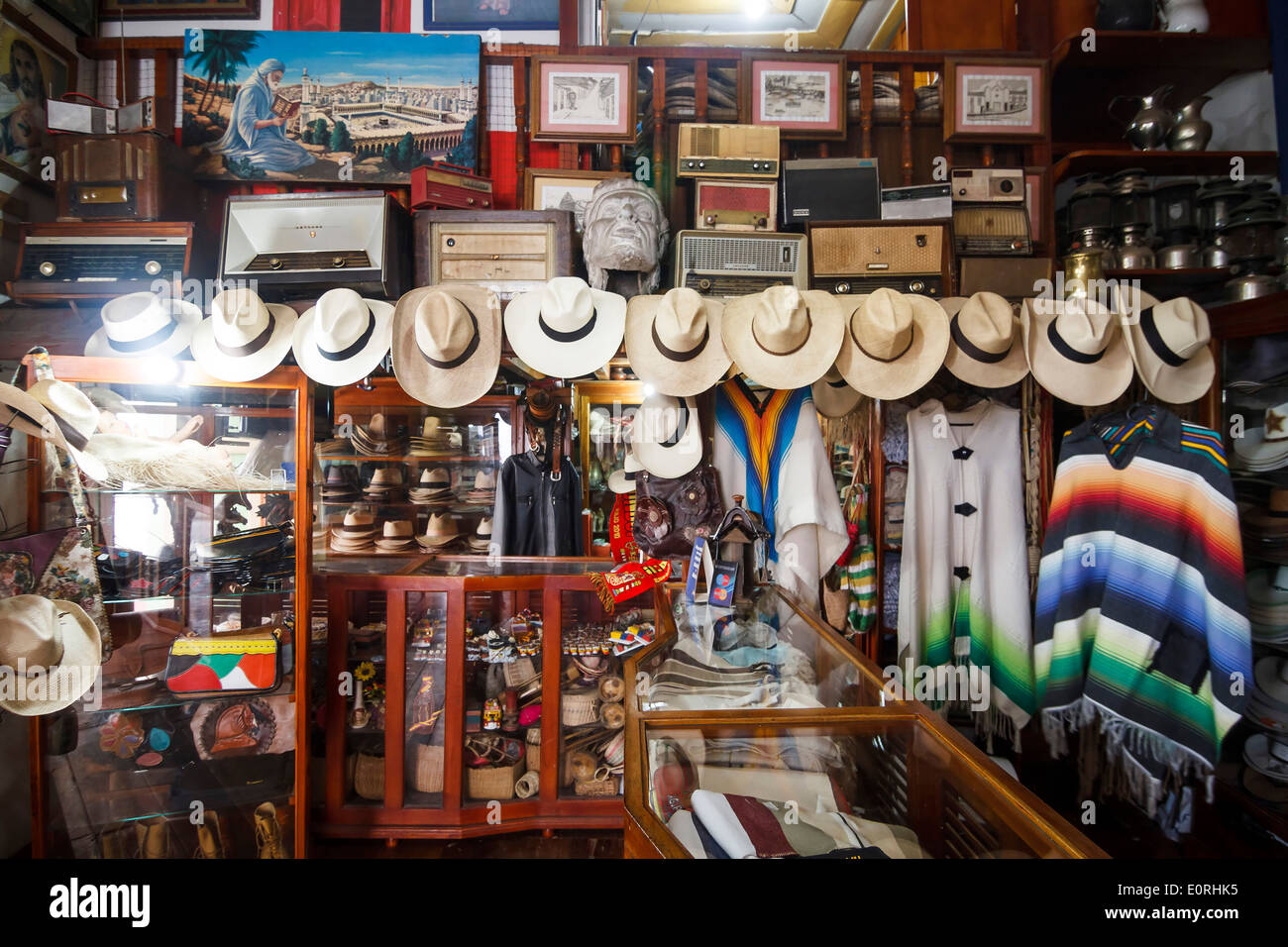 Store hats and traditional costumes Stock Photo Alamy