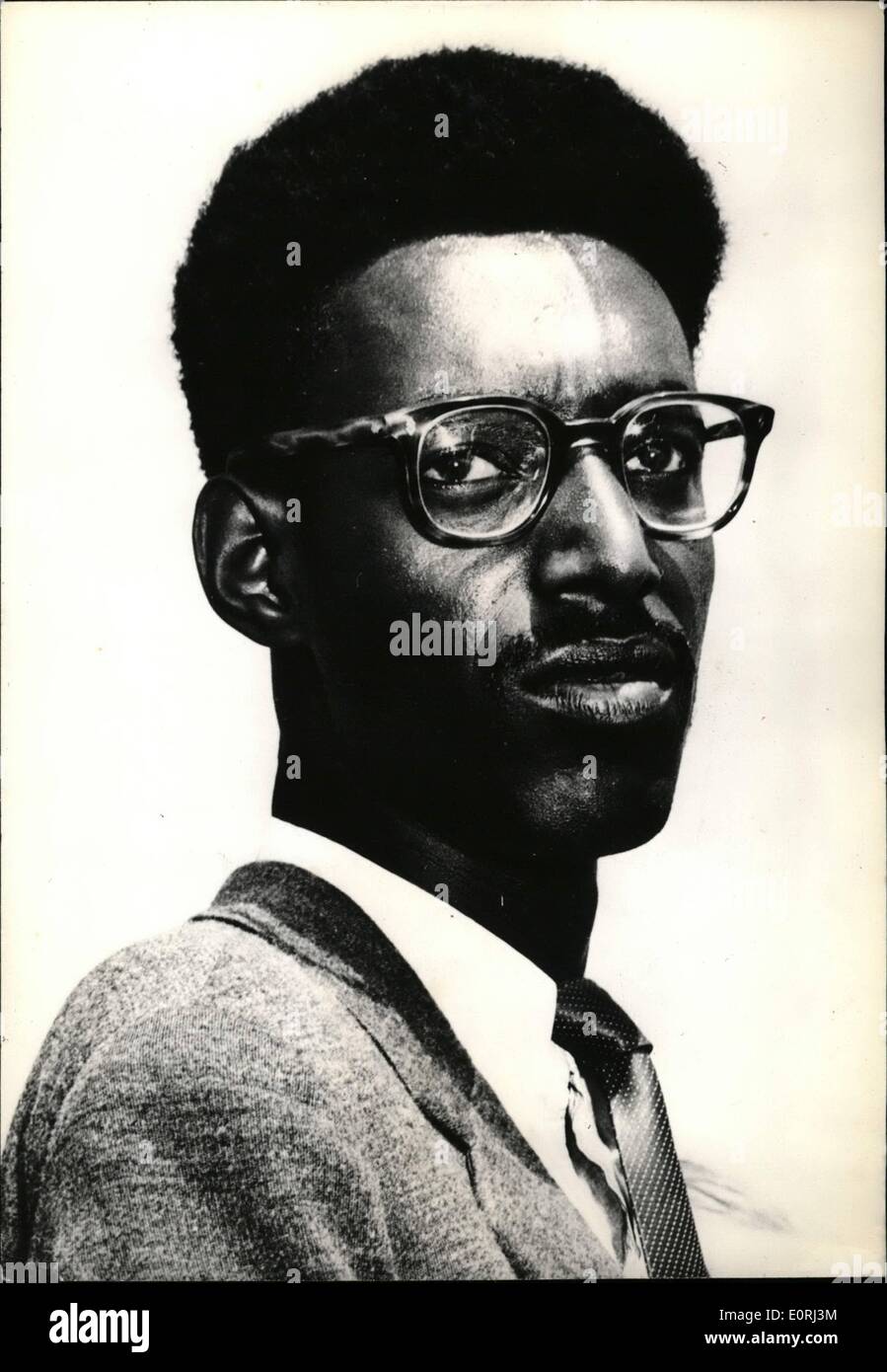 Nov. 11, 1959 - Belgium Tackles Colonial Problem After Recent Congo Outbreaks: The Recent Outbreaks In The Belgian Congo Seem To Be Greatly Worrying The Belgian Government. King Baudouin Is Reported To Have Invited The Bami (Sultans) Of Ruanda And Of Urundi. Photo shows A Recent Portrait Of The Bami Of Urundi. Stock Photo