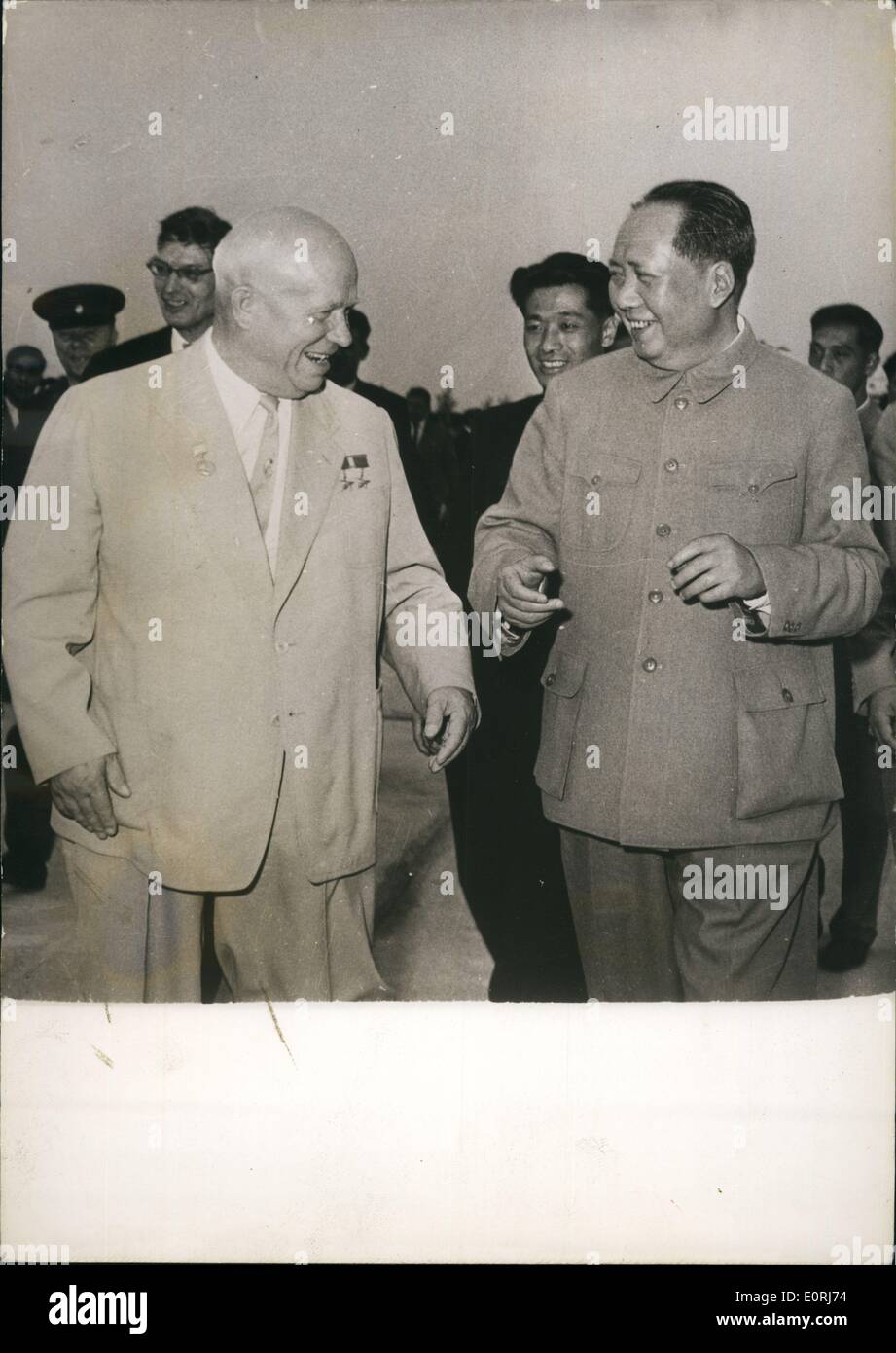 Oct. 10, 1959 - General Chiang Kai Shek Speaks, Sun Yat Sen's Tomb, Nanking, China APR Stock Photo